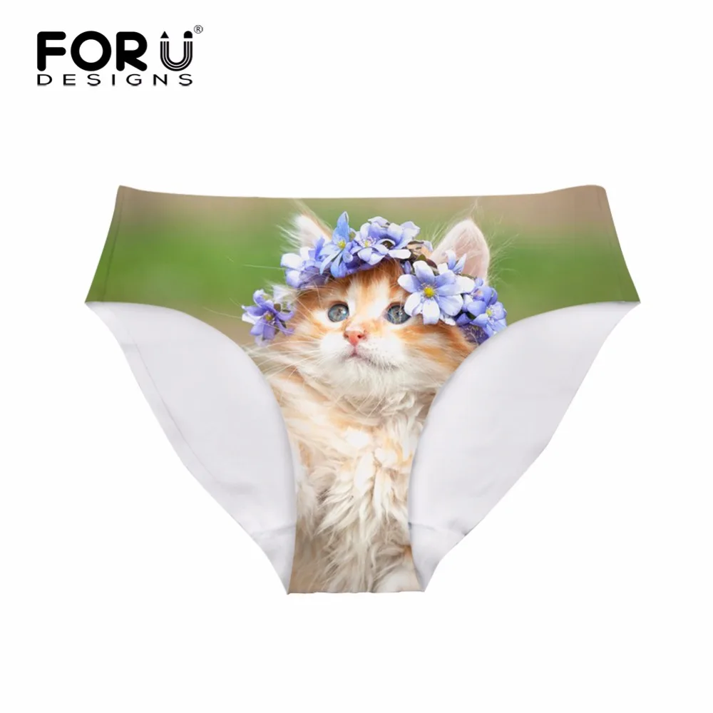 FORUDESIGNS Women Sexy Seamless Panties Cute Cat 3D Printing Underwear Briefs Female Fashion Woman Underpants Intimates Calcinha
FORUDESIGNS Women Sexy Seamless Panties Cute Cat 3D Printing Underwear Briefs Female Fashion Woman Underpants Intimates Calcinha