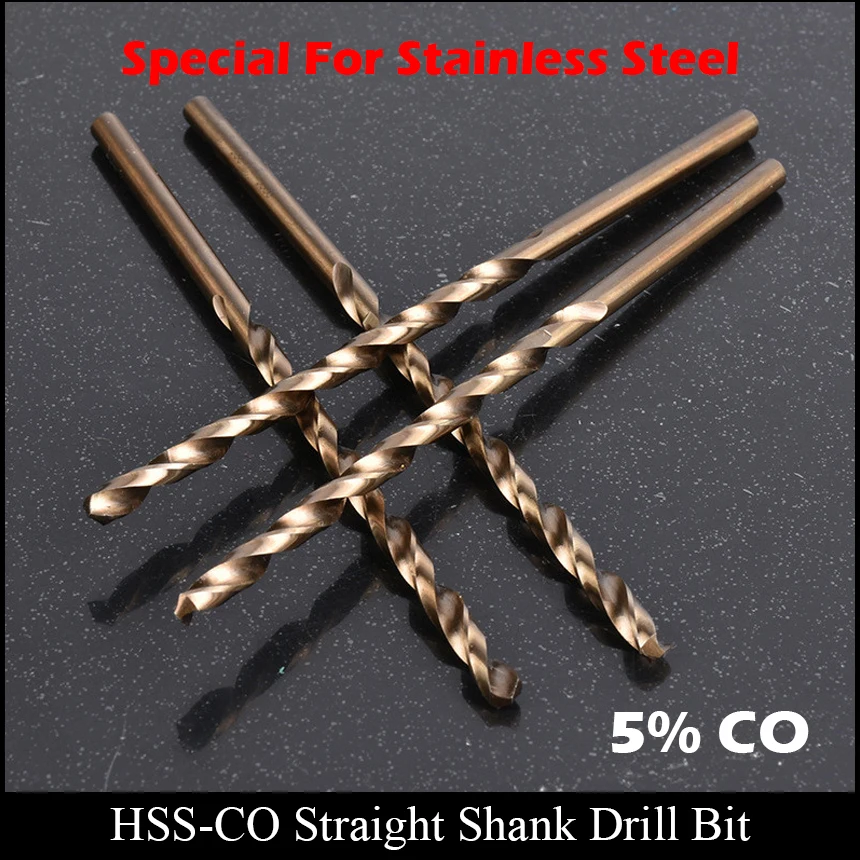4mm 4.1mm 160mm 200mm 250mm 300mm 350mm Length Stainless Steel High Speed Steel HSS CO HSS-CO Straight Shank Twist Drill Bit
4mm 4.1mm 160mm 200mm 250mm 300mm 350mm Length Stainless Steel High Speed Steel HSS CO HSS-CO Straight Shank Twist Drill Bit