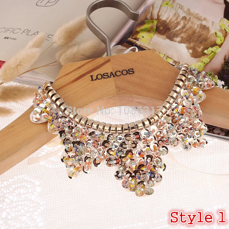Hot sell Fashion women crystal multicolor flowers beads gold chain Ribbon Fake collar Choker Necklaces 12 Styles U choose
Hot sell Fashion women crystal multicolor flowers beads gold chain Ribbon Fake collar Choker Necklaces 12 Styles U choose