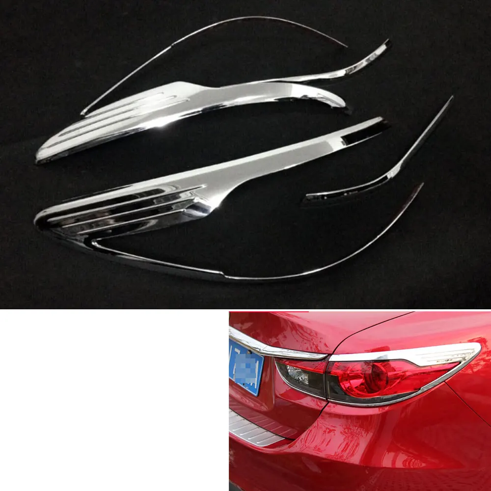 New 4Pcs ABS Car Rear Tail Light Lamp Cover Trim Garnish Moulding Eyelid For Mazda 6 Atenza 2014-15
New 4Pcs ABS Car Rear Tail Light Lamp Cover Trim Garnish Moulding Eyelid For Mazda 6 Atenza 2014-15