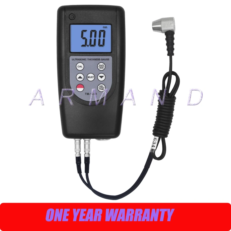Ultrasonic Thickness Meter TM-1240 0.75~400mm Automatic memory material code and sound velocity value digital thickness tester
Ultrasonic Thickness Meter TM-1240 0.75~400mm Automatic memory material code and sound velocity value digital thickness tester