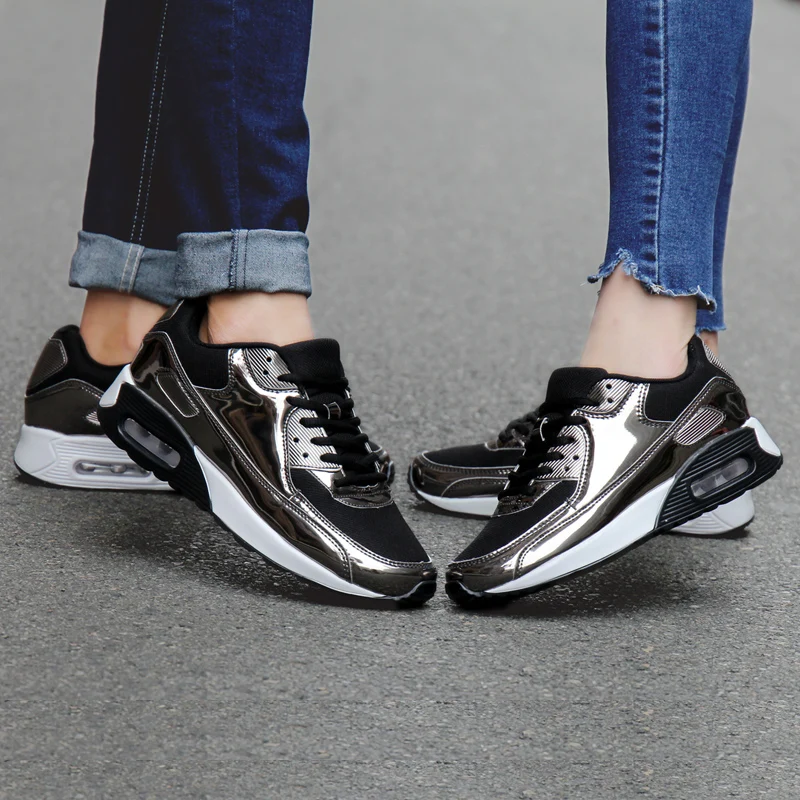 2020 unisex Air Cushion Running Platform Shoes Women Socks Shoes Men Big Size 46 Gold Silver Chunky Sneakers Air mesh Trainers
2020 unisex Air Cushion Running Platform Shoes Women Socks Shoes Men Big Size 46 Gold Silver Chunky Sneakers Air mesh Trainers