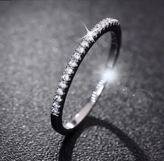 2019 Fashion Women 925 Sterling Silver Rhinestone Wedding Engagement Ring Jewelry Thin Aros anello anillo bague anel
2019 Fashion Women 925 Sterling Silver Rhinestone Wedding Engagement Ring Jewelry Thin Aros anello anillo bague anel