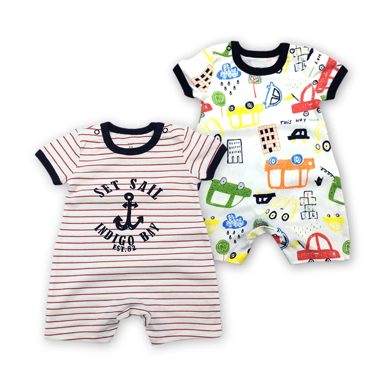 Baby Boy Clothes Newborn Rompers Summer Short sleeve 100% cotton Cartoon Print 1 Pack Infant Jumpsuits 6-24 Months
Baby Boy Clothes Newborn Rompers Summer Short sleeve 100% cotton Cartoon Print 1 Pack Infant Jumpsuits 6-24 Months
