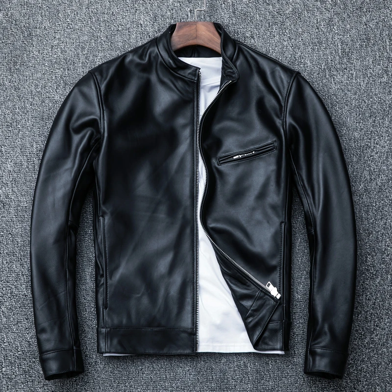 Free shipping,Brand new mens 100% genuine leather Jacket,man slim sheepskin jacket,casual style soft leather coat,sales.
Free shipping,Brand new mens 100% genuine leather Jacket,man slim sheepskin jacket,casual style soft leather coat,sales.