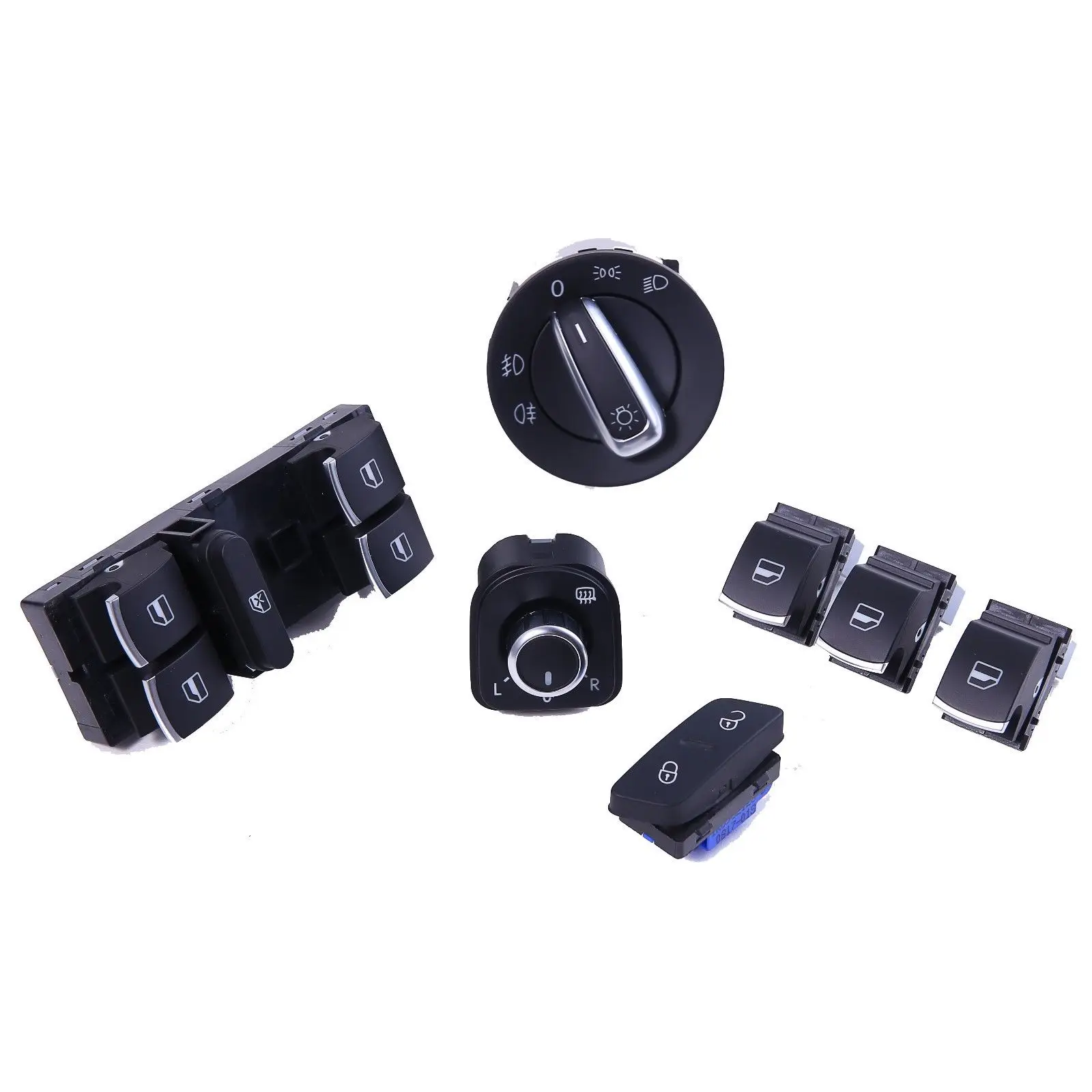 7 шт., хромированный переключатель для фар V W Jetta/Golf MK5 RABBIT Tiguan 3C8941431 1K0 962 125 5K0959855 5K4959857
7 шт., хромированный переключатель для фар V W Jetta/Golf MK5 RABBIT Tiguan 3C8941431 1K0 962 125 5K0959855 5K4959857