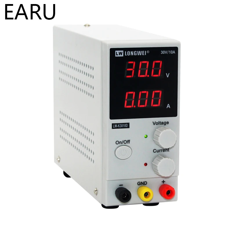 30V 10A LED Display Adjustable Switching Regulator DC Power Supply Laptop Repair Rework 110V - 220V Current Voltage Stabilizers
30V 10A LED Display Adjustable Switching Regulator DC Power Supply Laptop Repair Rework 110V - 220V Current Voltage Stabilizers