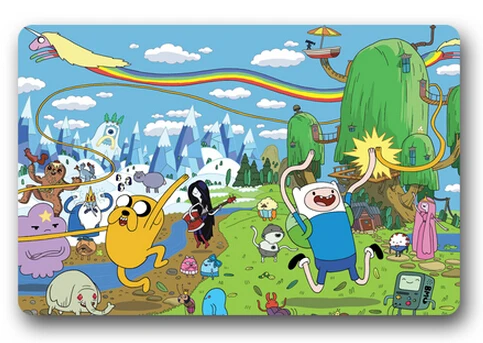 New Adventure Time Custom Doormat Door Mat Pattern Printed Carpet Floor Hall Bedroom Pad Rug Christmas Gift U45-27 
New Adventure Time Custom Doormat Door Mat Pattern Printed Carpet Floor Hall Bedroom Pad Rug Christmas Gift U45-27