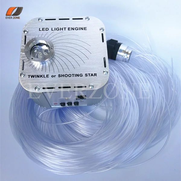Фото Комплект кабелей для оптоволоконного освещения 500 шт. 1*0 75 мм 2 м LED 27 Вт источник