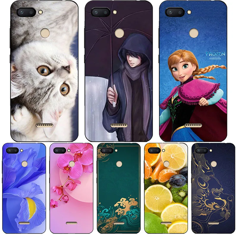 Милый Модный цветочный чехол для Xiaomi Redmi 6 Redmi6 5 45 "с рисунком телефона Pro A2
