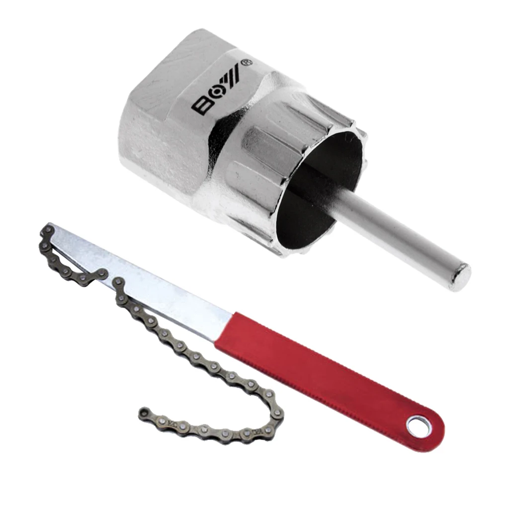 Freewheel Bike Cycling Bicycle Chain Whip Wheel Sprocket Remove Tool + Cassette Lockring Bottom Bracket Remover Tool
Freewheel Bike Cycling Bicycle Chain Whip Wheel Sprocket Remove Tool + Cassette Lockring Bottom Bracket Remover Tool