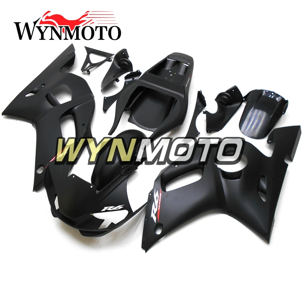 Полный матовый черный комплект обтекателей для Yamaha R6 1998-2002 98 99 00 01 02 лет инъекции ABS пластмасса мотоциклетные оправы каучуки 
Полный матовый черный комплект обтекателей для Yamaha R6 1998-2002 98 99 00 01 02 лет инъекции ABS пластмасса мотоциклетные оправы каучуки