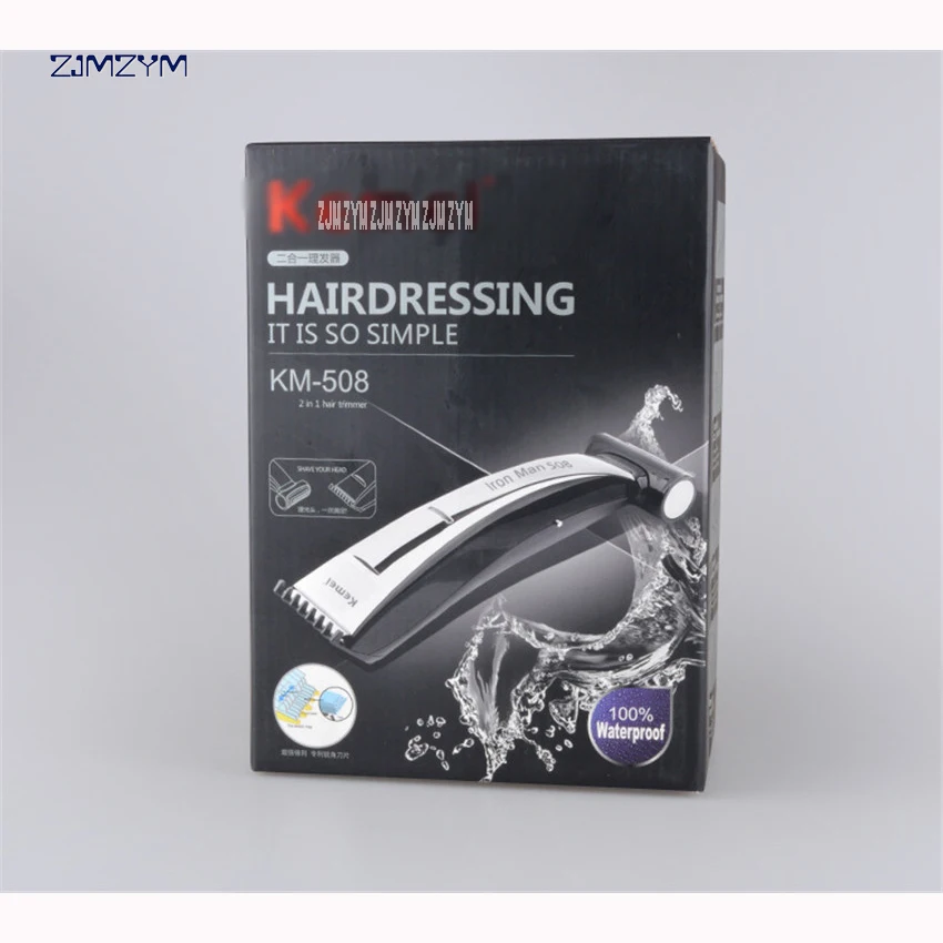 100-240V Professional Shaver Body hair trimmer clipper groomer kit for men head electric shaving trimer cutter hair KM-508 4W
100-240V Professional Shaver Body hair trimmer clipper groomer kit for men head electric shaving trimer cutter hair KM-508 4W