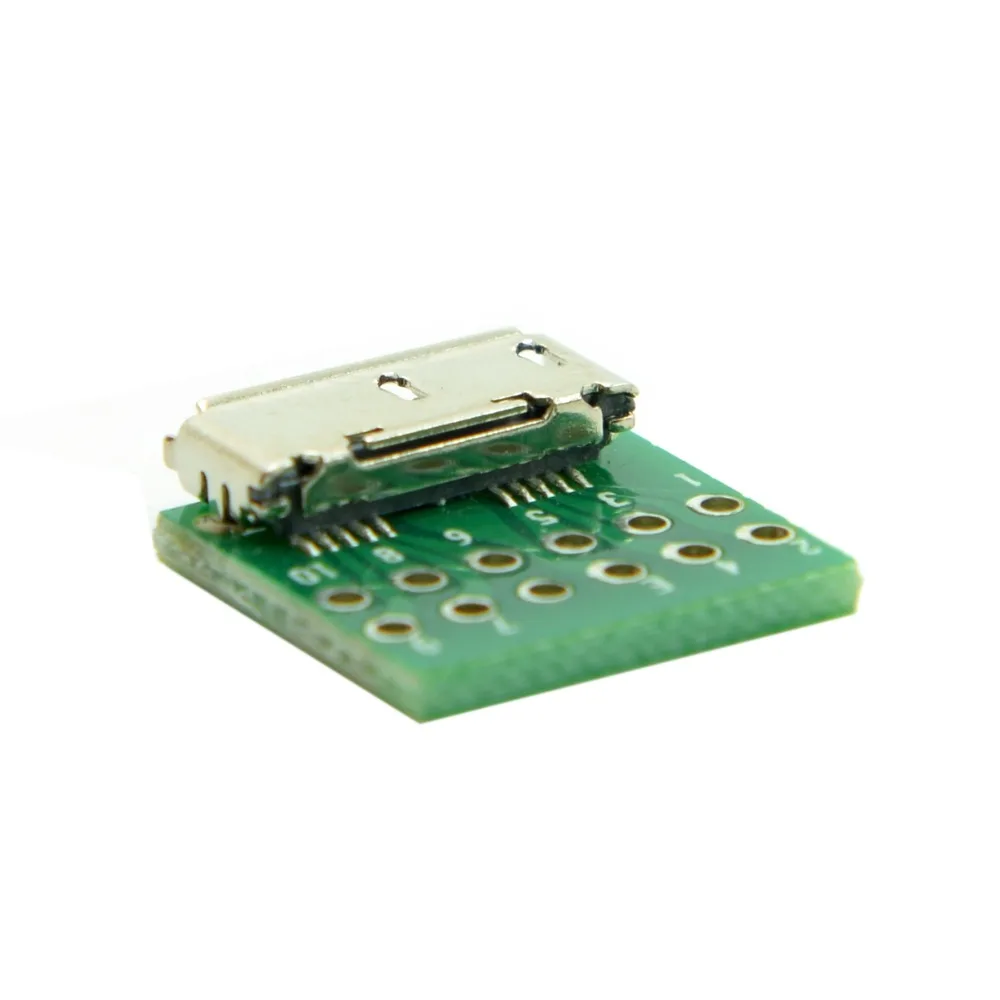 Micro USB 3.0 10pin Female Socket Receptacle Board Mount SMT Type with PCB for DIY Cable
Micro USB 3.0 10pin Female Socket Receptacle Board Mount SMT Type with PCB for DIY Cable