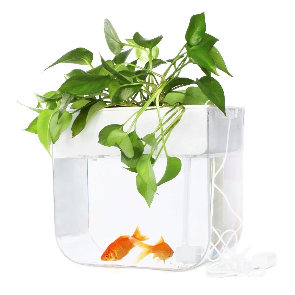 Joyfay Aquaponic Fish Tank Betta 3 2 галлона бак для гидропоники 28x19 5x31 см|Большие и маленькие