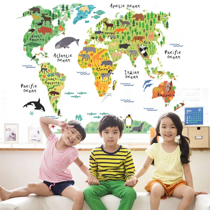 Forest world map wall stickers living room Children Bedroom Office home decoration wall decal mural art wall art
Forest world map wall stickers living room Children Bedroom Office home decoration wall decal mural art wall art