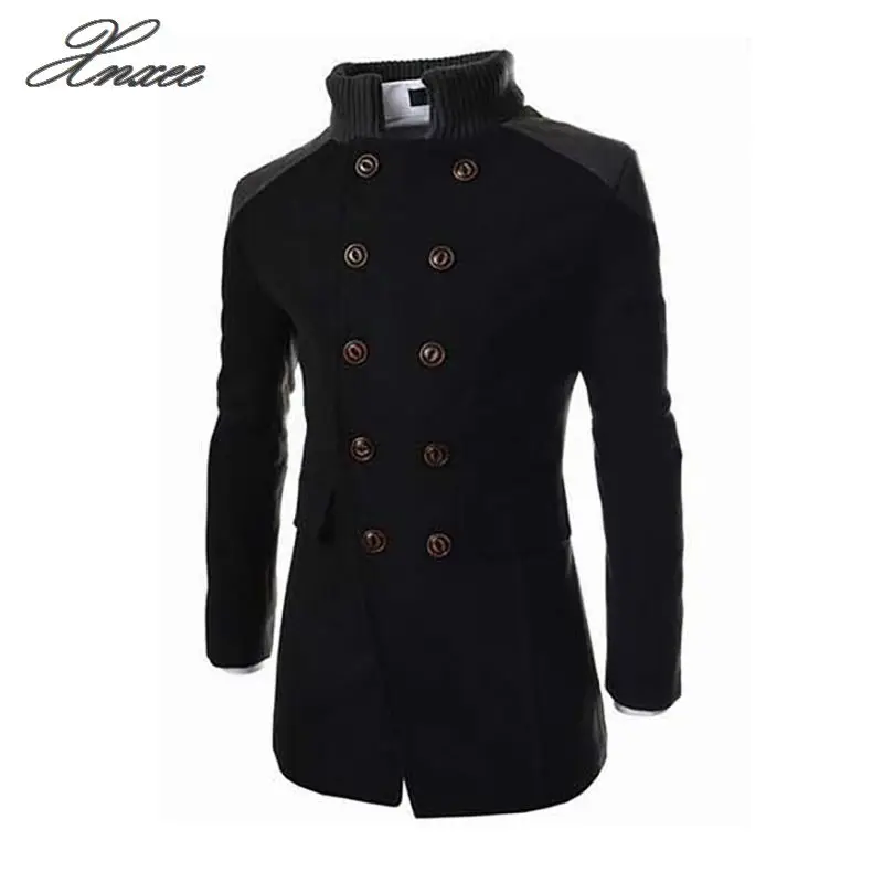 Men Autumn Winter Jackets Mandarin Collar Wool Blend Double Breasted Coat Thick Warm Overcoats with Pockets Plus Size 3XL
Men Autumn Winter Jackets Mandarin Collar Wool Blend Double Breasted Coat Thick Warm Overcoats with Pockets Plus Size 3XL