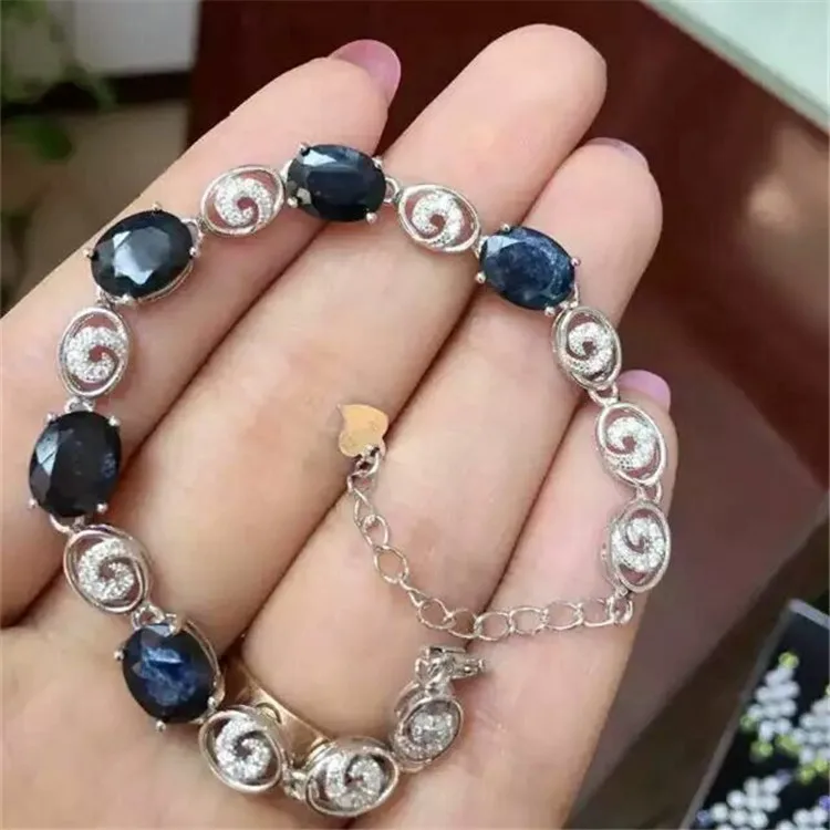 KJJEAXCMY fine jewelry 925 Pure silver inlay natural sapphire simple female style bracelet lady nbvcx
KJJEAXCMY fine jewelry 925 Pure silver inlay natural sapphire simple female style bracelet lady nbvcx
