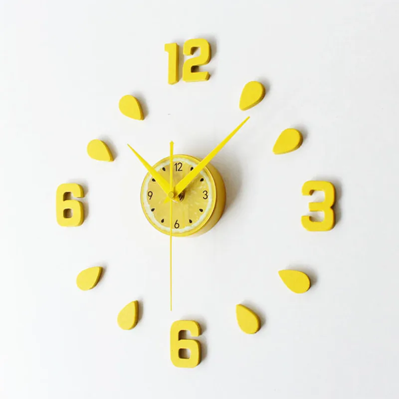 3D Lemon Color Wall Clock Saat Duvar Saati Reloj Horloge Murale Digital Wall Clocks Reloj de pared Klok Home decor Watch
3D Lemon Color Wall Clock Saat Duvar Saati Reloj Horloge Murale Digital Wall Clocks Reloj de pared Klok Home decor Watch