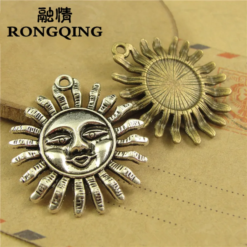 RONGQING 30MM 40pcs/lot sun Pendants Necklaces Handmade Fashion Jewelry Charms DIY
RONGQING 30MM 40pcs/lot sun Pendants Necklaces Handmade Fashion Jewelry Charms DIY