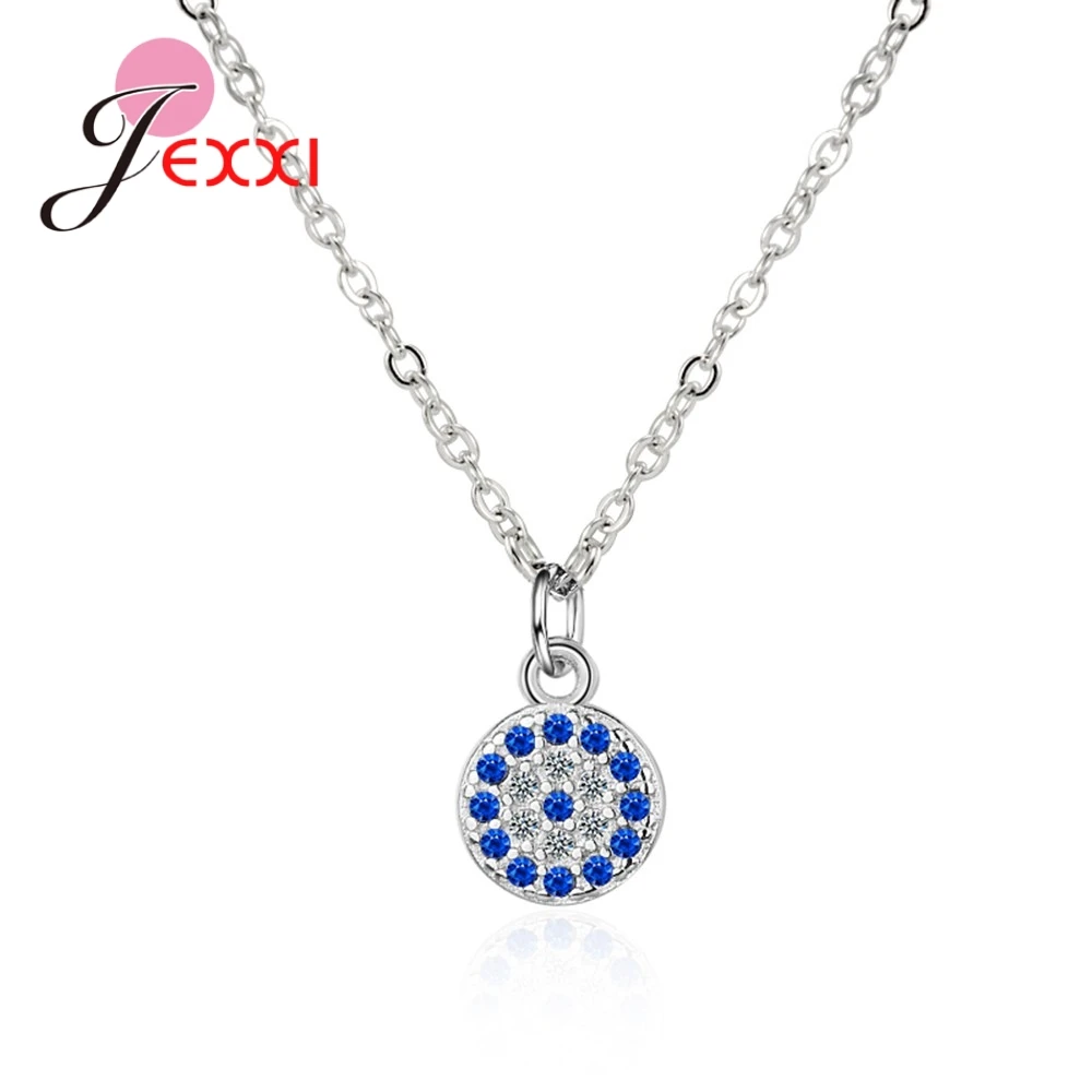 925 100% Sterling Silver Statement Blue Round Style Necklaces For Women Female Pretty Anniversary Gifts Design Choices
925 100% Sterling Silver Statement Blue Round Style Necklaces For Women Female Pretty Anniversary Gifts Design Choices