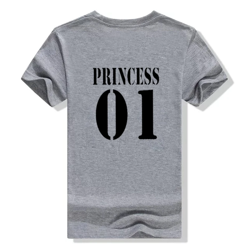 2018 Couple Prince 01 T Shirt Princess 01 Letter Print T-Shirt Women Men Hipster Fashion Tshirt Casual Couple T Shirt For Lover
2018 Couple Prince 01 T Shirt Princess 01 Letter Print T-Shirt Women Men Hipster Fashion Tshirt Casual Couple T Shirt For Lover