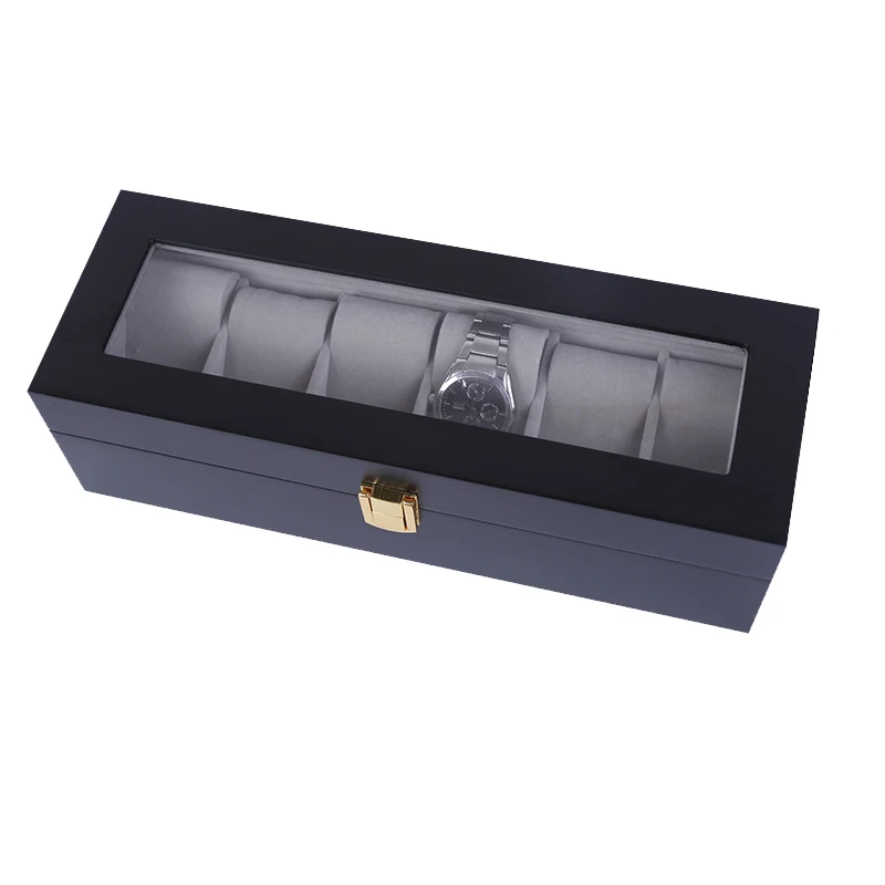 6 Grids Handmade Wood Watch Box Clock Case Time for Holding | Наручные часы