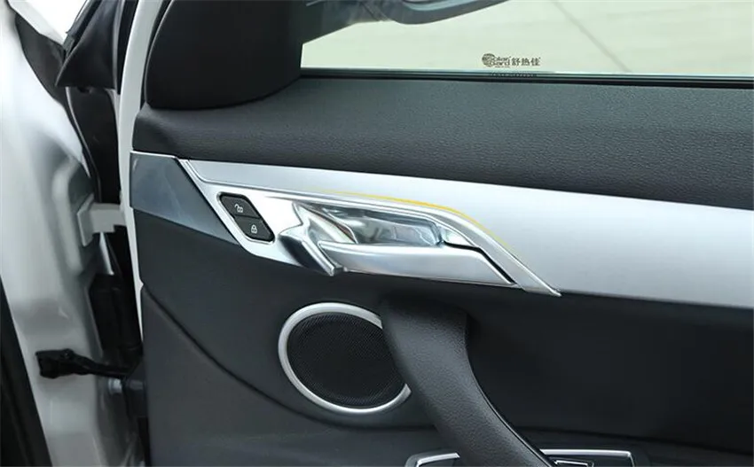 4Pcs Chrome ABS Car Interior Door Handle Bowl Cover Trim Decoration Sticker For BMW X1 F48 2016 2017 Mouldings Styling
4Pcs Chrome ABS Car Interior Door Handle Bowl Cover Trim Decoration Sticker For BMW X1 F48 2016 2017 Mouldings Styling