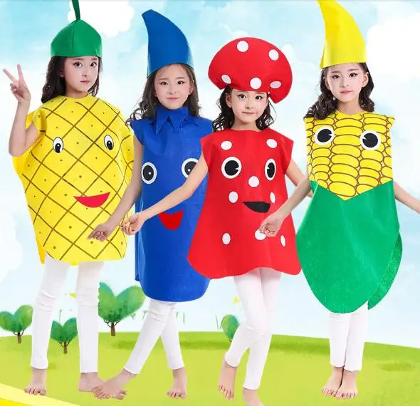 2019 дети банан растительного костюм фрукты Семья Забавный Onesie Косплэй нарядное