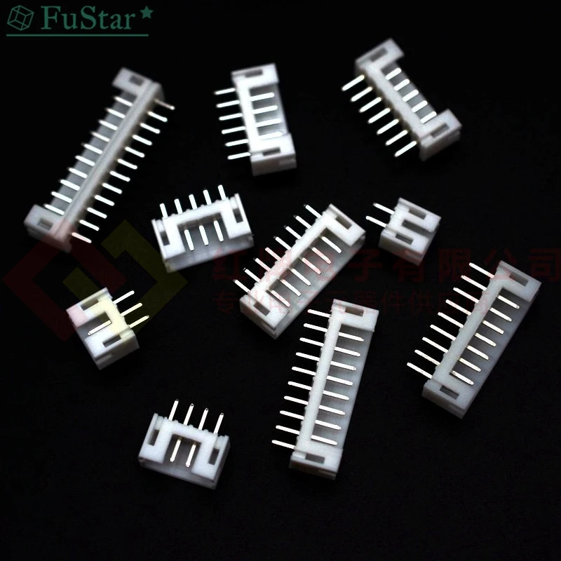 

50pcs PH2.0 connector 2.0MM PITCH MALE pin header 2P/3P/4P/5P/6P/7P/8P/9P/10P/11P/12P Straight needle FOR PCB BOARD PH 2MM Hot