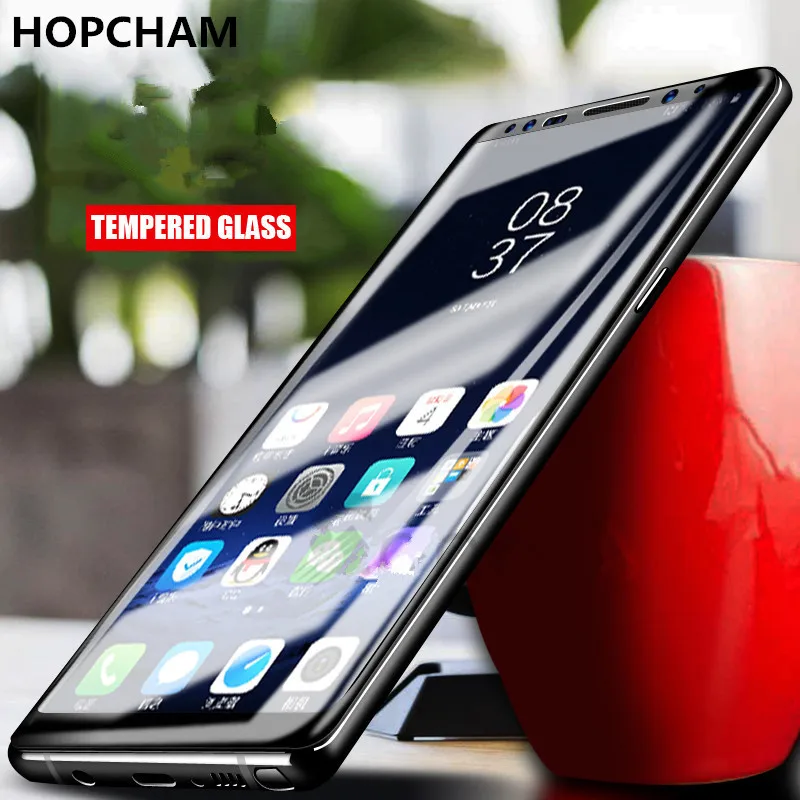 HOPCHAM 5D изогнутое закаленное стекло с полным покрытием для Samsung Galaxy S8 S9 Plus S7 Edge