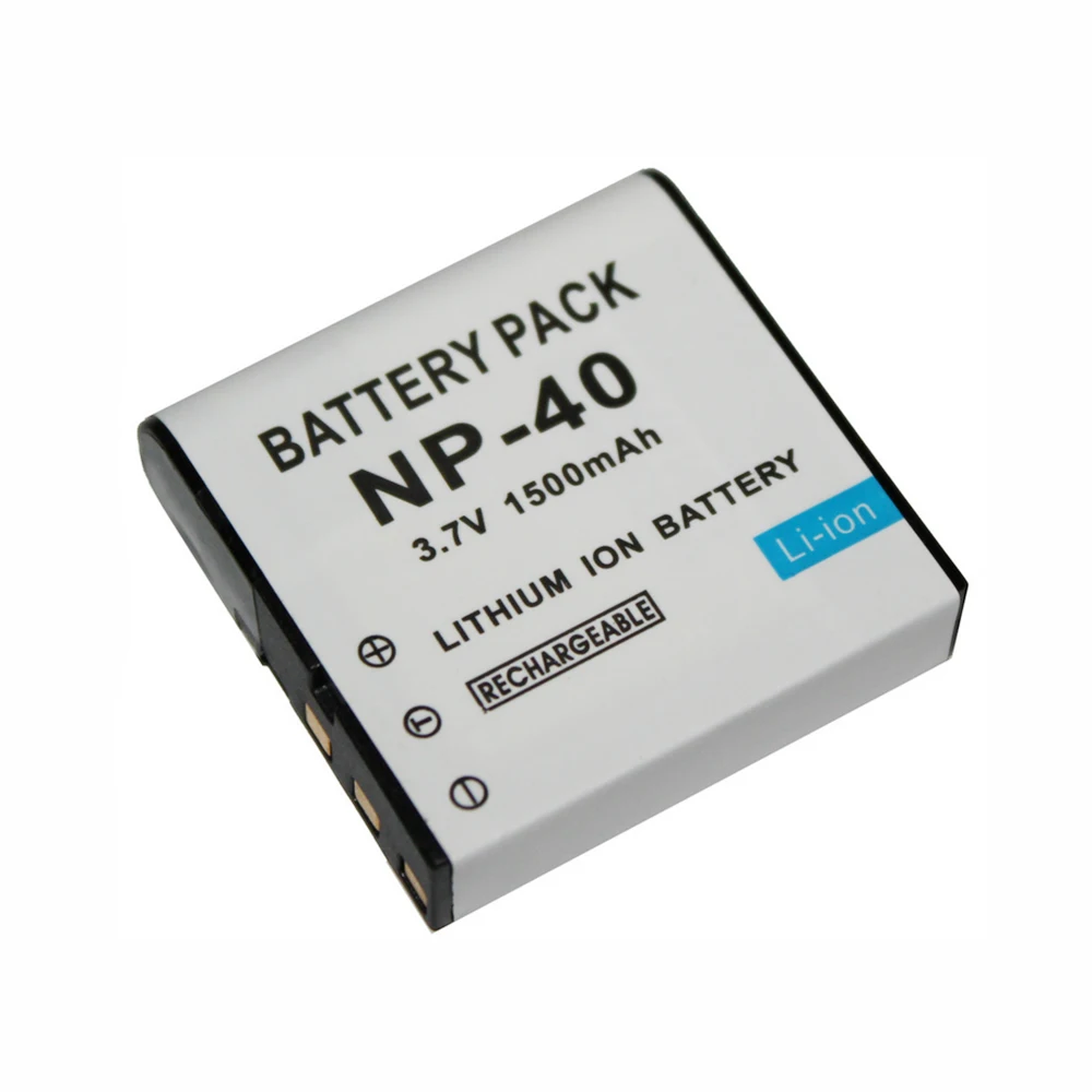 3.7V 1500mAh NP-40 CNP-40 CNP 40 CNP40 Rechargeable Camera Battery For Casio EX-Z30 Z40 Z50 Z55 Z57 Z750 EX-P505 P600 P700 PM200
3.7V 1500mAh NP-40 CNP-40 CNP 40 CNP40 Rechargeable Camera Battery For Casio EX-Z30 Z40 Z50 Z55 Z57 Z750 EX-P505 P600 P700 PM200