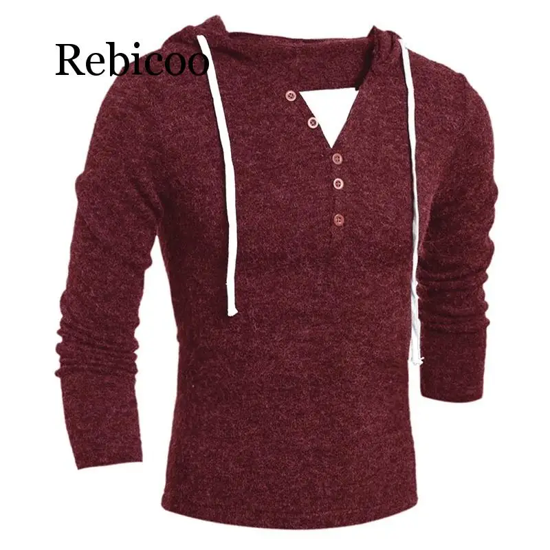 2019 New Men's Sweaters Fashion Design Solid Hooded Knit Sweater Coat Men Clothes Slim Fit Pullovers
2019 New Men's Sweaters Fashion Design Solid Hooded Knit Sweater Coat Men Clothes Slim Fit Pullovers