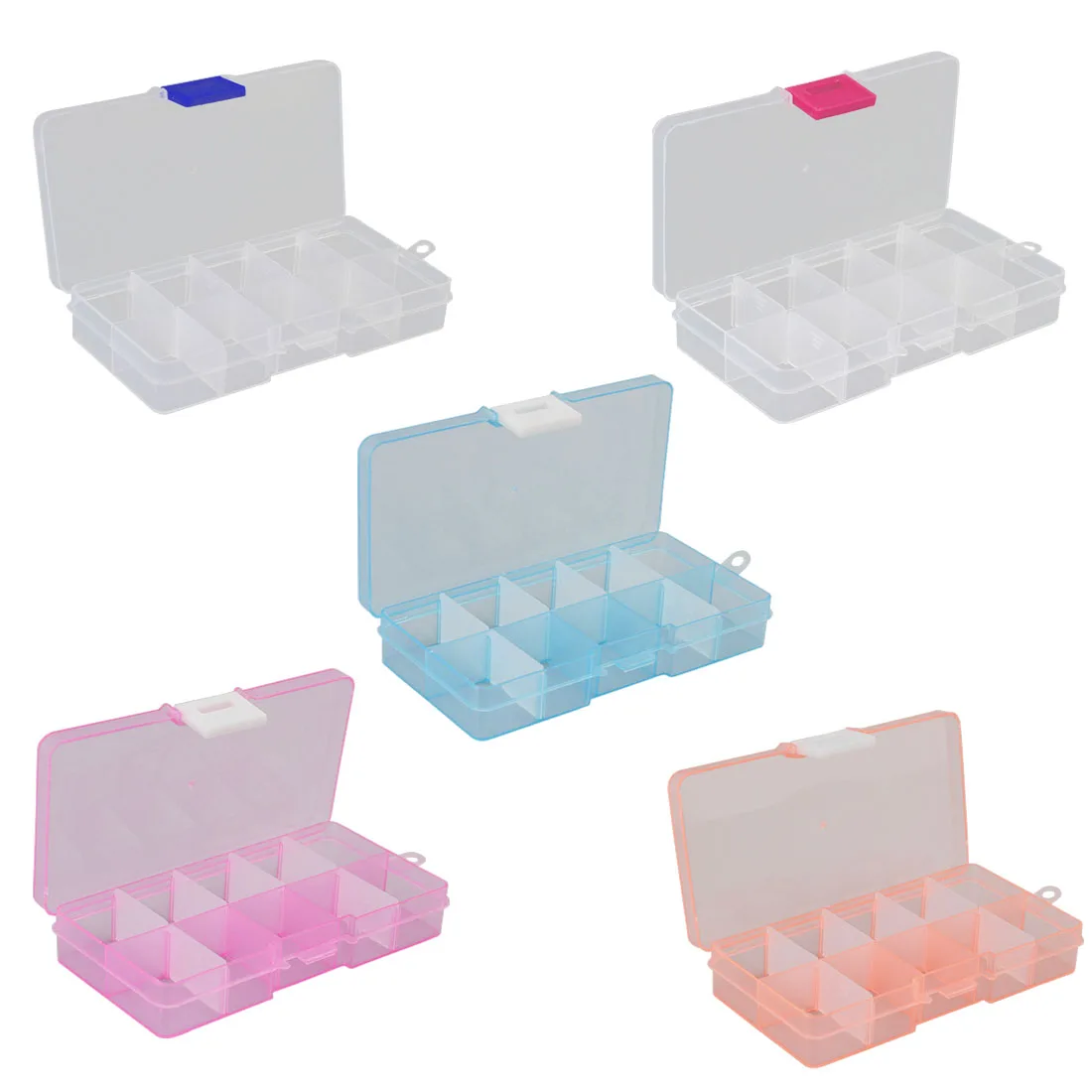 10 Slots Cells Colorful Portable Jewelry Tool Storage Box Container Ring Electronic Parts Screw Beads Organizer Plastic Case
10 Slots Cells Colorful Portable Jewelry Tool Storage Box Container Ring Electronic Parts Screw Beads Organizer Plastic Case