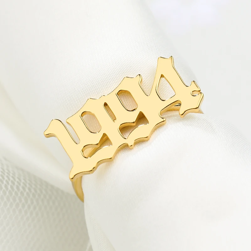 Old English Digital Ring Adjustable Custom Date Ring Stainless Steel Men Women Jewelry Wedding Anniversary Gift 1988-2019
Old English Digital Ring Adjustable Custom Date Ring Stainless Steel Men Women Jewelry Wedding Anniversary Gift 1988-2019