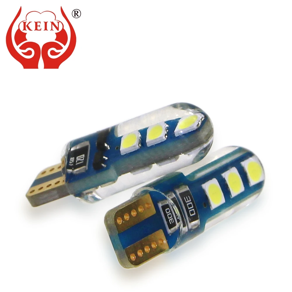 KEIN 50pcs Super Bright silicone T10 3030 W5W LED CAR t10 6SMD led Parking Side Wedge Dome Vehicle car styling 12V 6000K white
KEIN 50pcs Super Bright silicone T10 3030 W5W LED CAR t10 6SMD led Parking Side Wedge Dome Vehicle car styling 12V 6000K white