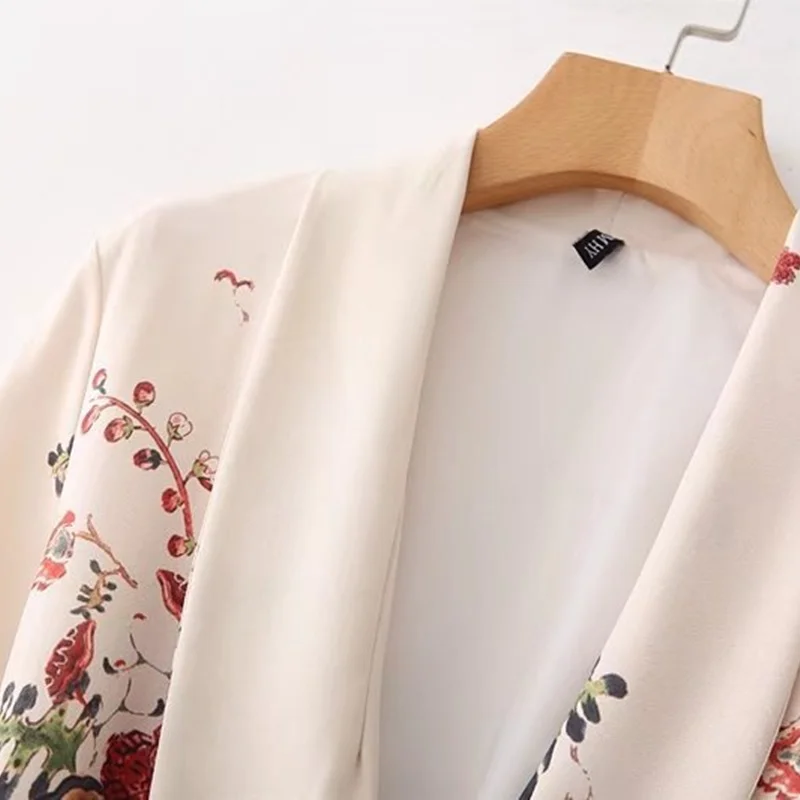 Женский пиджак в стиле бохо Офисная форма блейзер для офиса AA4254 2019|Женские