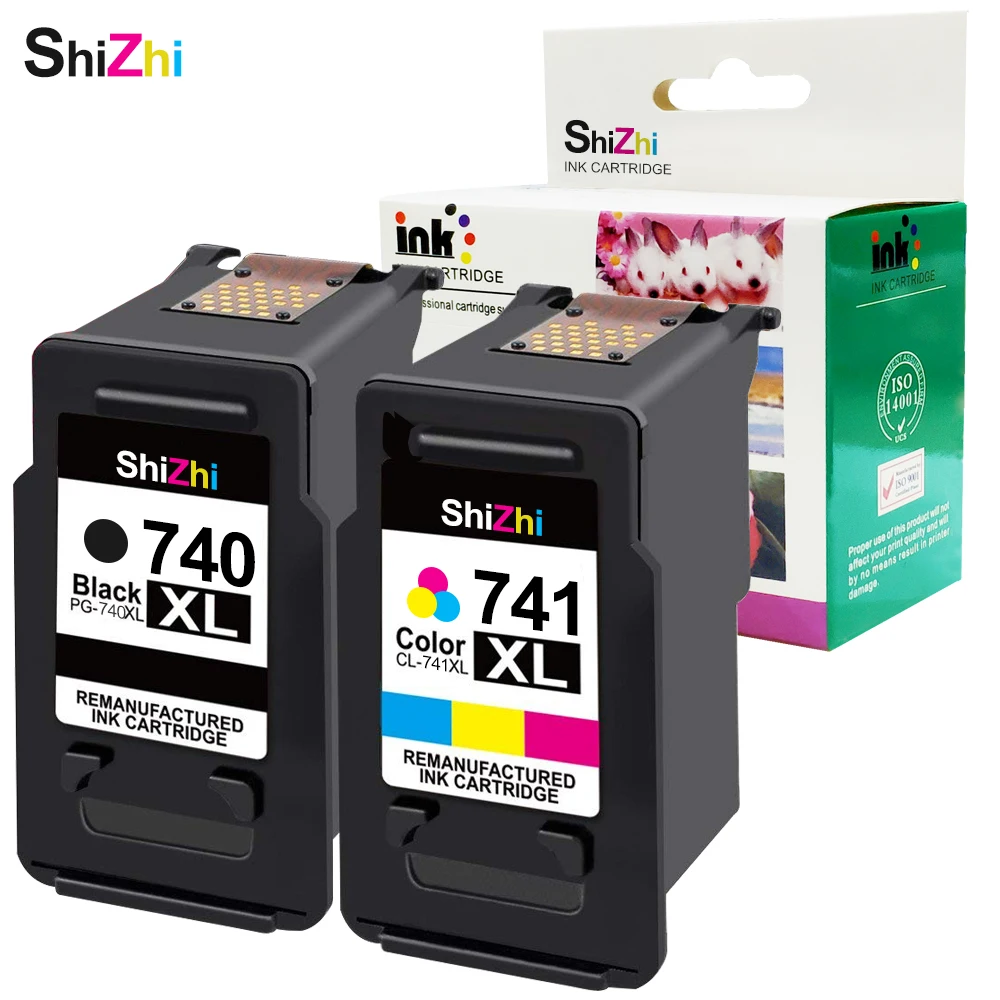 SHIZHI 740 741 чернильный картридж совместимый для PG 740XL CL 741xl Canon Pixma MX517 MX437 MX377 MG4170 MG3170