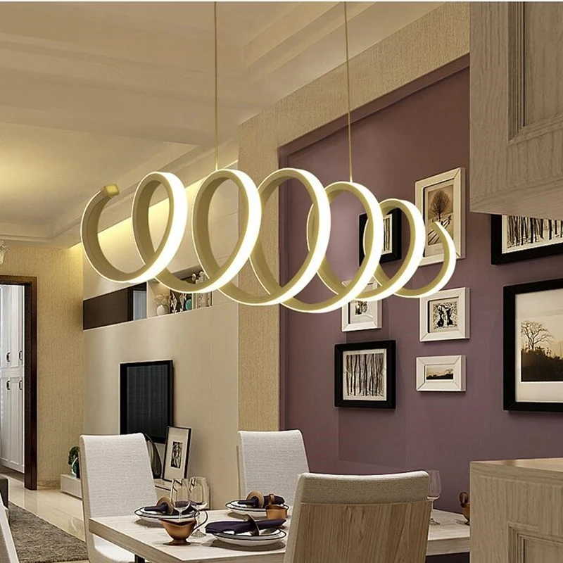 LuKLoy Spiral Pendant Lights LED Kitchen Lights LED lamp Bedside Hanging Lamp Ceiling Lamps Bedroom Living Room Lighting Fixture
LuKLoy Spiral Pendant Lights LED Kitchen Lights LED lamp Bedside Hanging Lamp Ceiling Lamps Bedroom Living Room Lighting Fixture