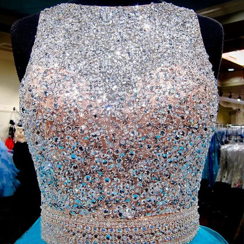 Sparkling Sky Blue Quinceanera Dresses Beaded Crystl Prom Dresses Backless vestidos de 15 anos 2018 Ball Gown Sweet 16 Dresses
Sparkling Sky Blue Quinceanera Dresses Beaded Crystl Prom Dresses Backless vestidos de 15 anos 2018 Ball Gown Sweet 16 Dresses