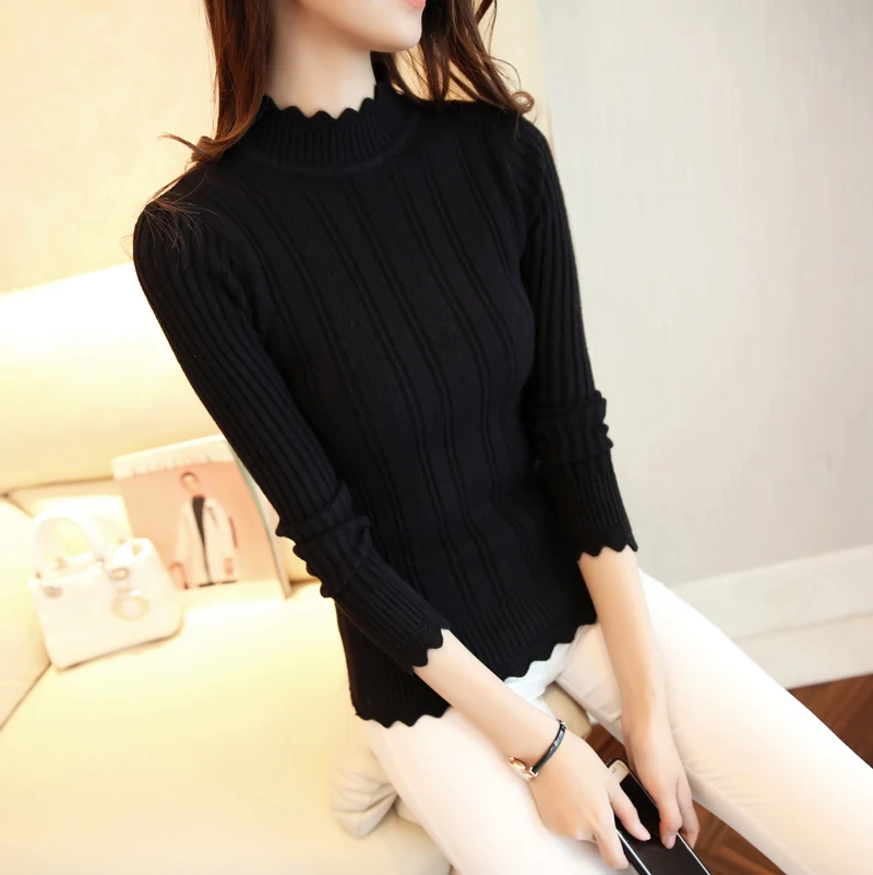 Insert 2020 new winter sweater female Korean elastic bottoming sweaters turtleneck sweater female half twist
Insert 2020 new winter sweater female Korean elastic bottoming sweaters turtleneck sweater female half twist