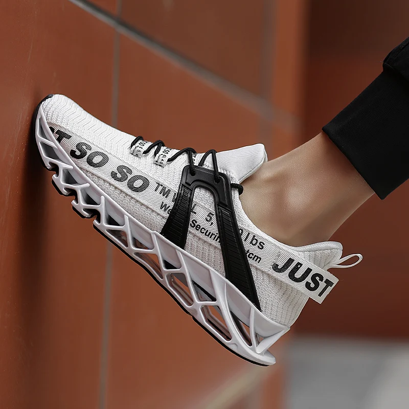 Blade Running Shoes For Men Breathable Mesh Socks Sneakers Antiskid Damping Outsole Athletic Sport Shoes Training Run Zapatills
Blade Running Shoes For Men Breathable Mesh Socks Sneakers Antiskid Damping Outsole Athletic Sport Shoes Training Run Zapatills