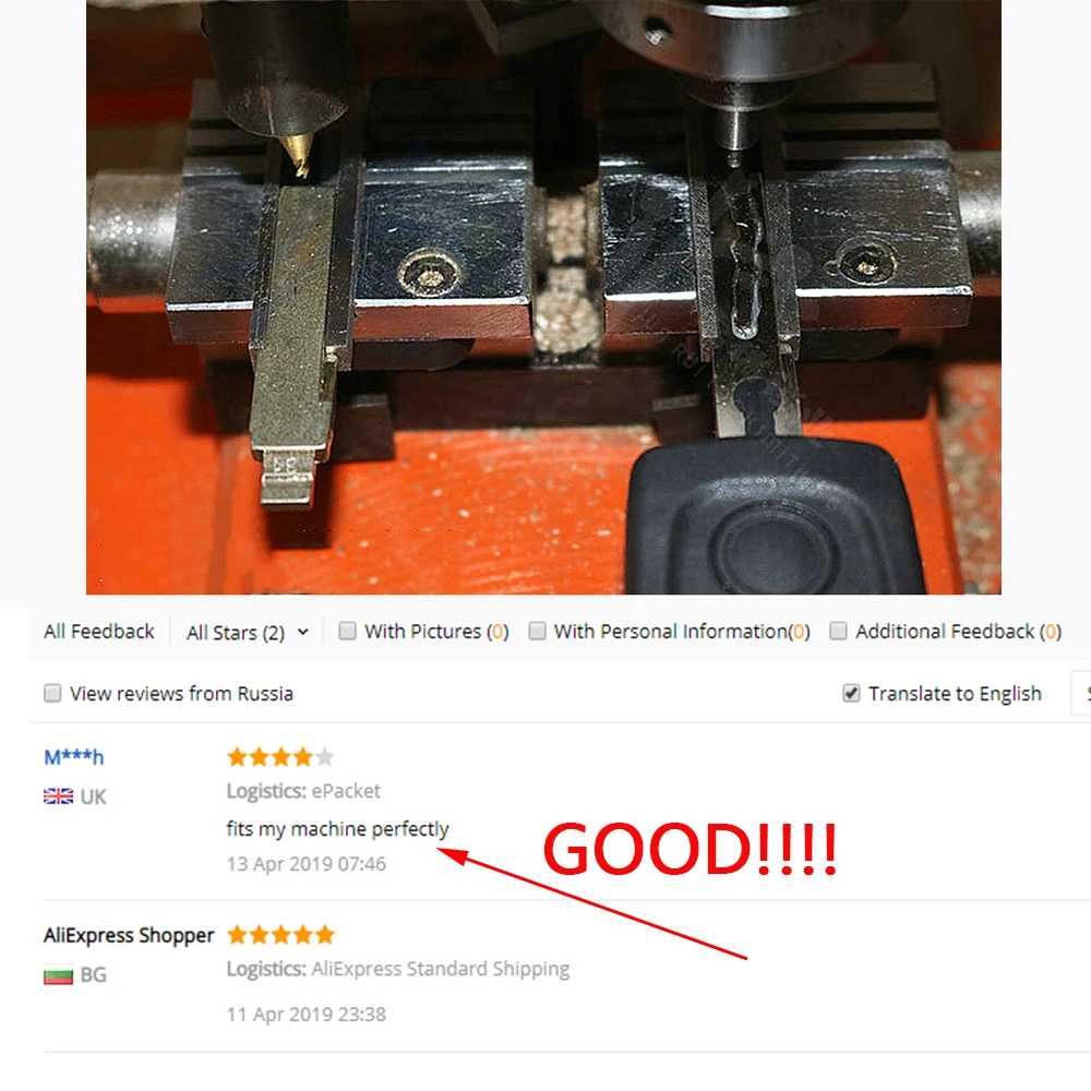 CHKJ Duplicating Fixture Clamp HU66 For V W Volkswagen Key Blank Key Cutting Machine Accessories Key Cutter Machine Part 2PCS
CHKJ Duplicating Fixture Clamp HU66 For V W Volkswagen Key Blank Key Cutting Machine Accessories Key Cutter Machine Part 2PCS