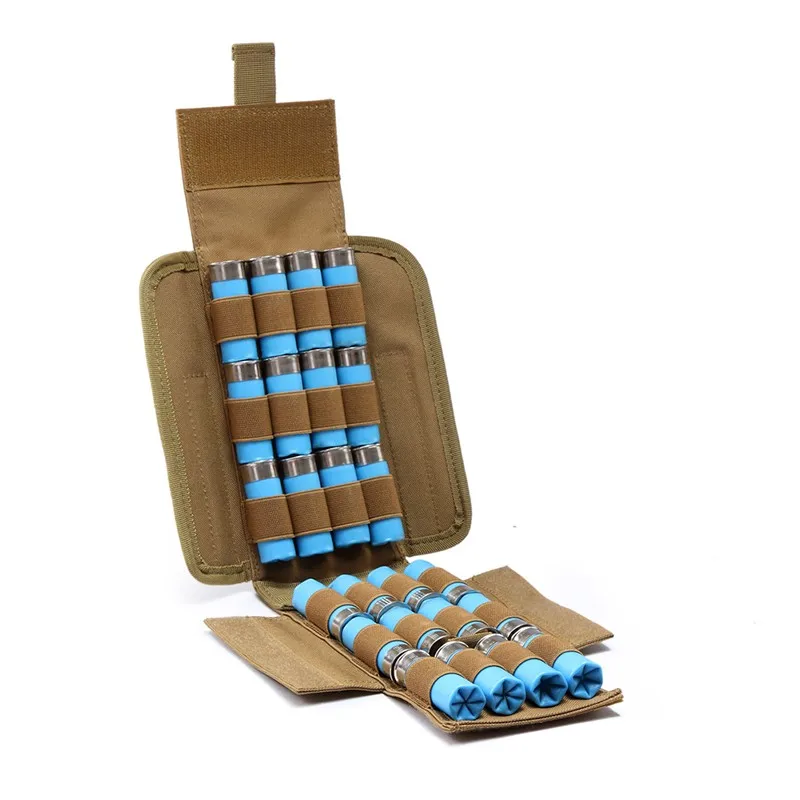 Tactical Ammo Bags Molle 25 Round 12GA 12 Gauge Ammo Shells Reload Magazine Pouches Hunting Tool Bag
Tactical Ammo Bags Molle 25 Round 12GA 12 Gauge Ammo Shells Reload Magazine Pouches Hunting Tool Bag