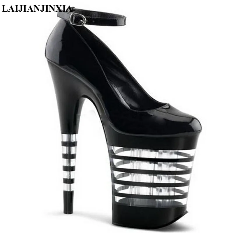 LAIJIANJINXIA New Sandals sapato feminino shoes woman 20cm High Heels platform Patent Leather Round Toe bridal/wedding pumps
LAIJIANJINXIA New Sandals sapato feminino shoes woman 20cm High Heels platform Patent Leather Round Toe bridal/wedding pumps