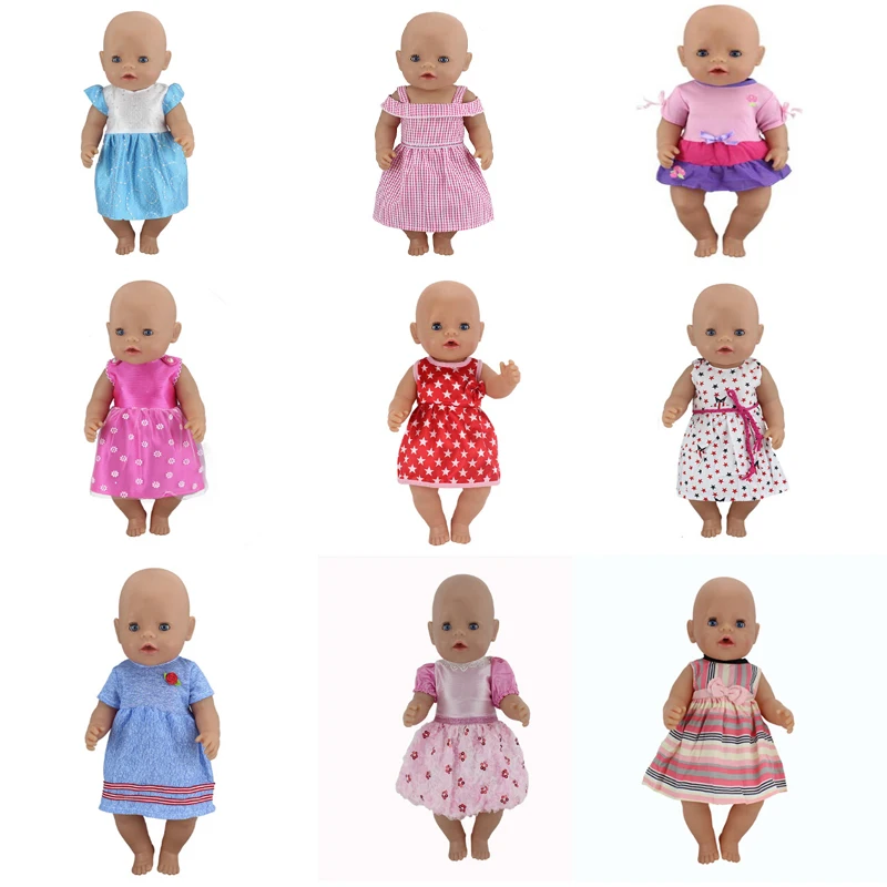 New Colorful Dress Fit For born baby 43cm Doll Clothes Doll Accessories For 17inch Baby Doll
New Colorful Dress Fit For born baby 43cm Doll Clothes Doll Accessories For 17inch Baby Doll