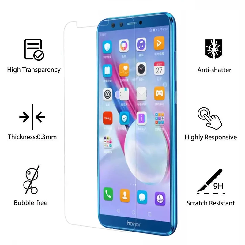 Защитное стекло на Honor 9 Light закаленное для Huawei Lite lite защитная пленка экрана Huawey Onor