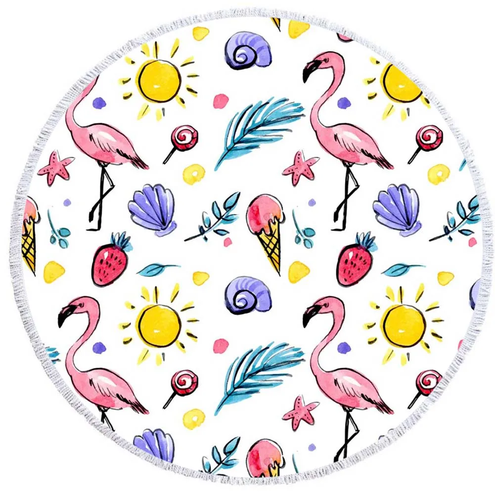 New Summer Large Round Beach Towel New Flamingo for Adults Couples Microfiber Toalla Tassel Bath Towel Yoga Mat Tapestry
New Summer Large Round Beach Towel New Flamingo for Adults Couples Microfiber Toalla Tassel Bath Towel Yoga Mat Tapestry