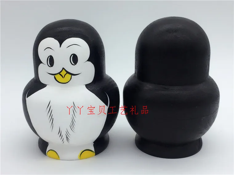 Miniverse Hand-painted Russia Matryoshka doll 10 Layers Lovely Penguin Kids' Gift Magic Wooden Size 14.5 cm*7.5 cm White Black
Miniverse Hand-painted Russia Matryoshka doll 10 Layers Lovely Penguin Kids' Gift Magic Wooden Size 14.5 cm*7.5 cm White Black