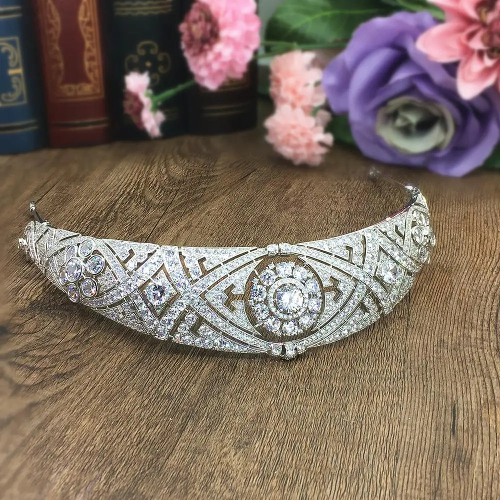 Paved Full Cubic Zircon Tiara Zirconia Princess Crown CZ Coroa Bridal Wedding Hair Accessories Jewelry Bijoux Cheveux WIGO1275B
Paved Full Cubic Zircon Tiara Zirconia Princess Crown CZ Coroa Bridal Wedding Hair Accessories Jewelry Bijoux Cheveux WIGO1275B